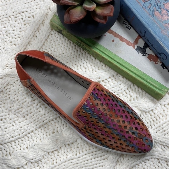 Lori Goldstein Striped Cutout Loafer “Li-Yori” - Picture 3 of 7